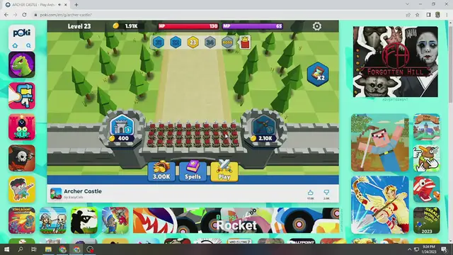 Video thumbnail for archer castle defense game