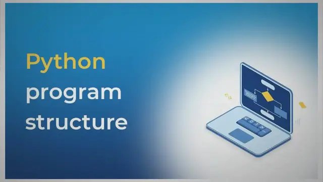 Video thumbnail for Python program structure