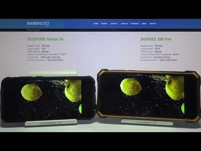Video thumbnail for Display Comparison DOOGEE S88 Pro vs ULEFONE Armor 5s – Display Quality Test Head-to-Head
