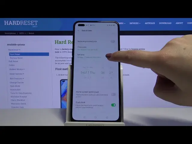 Video thumbnail for How to Set Date & Time on OPPO Reno4 - Manage Time Settings on OPPO
