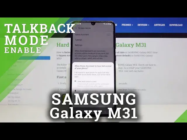 'Video thumbnail for How to Enable Talkback in SAMSUNG Galaxy M31 – Activate Screen Reader'