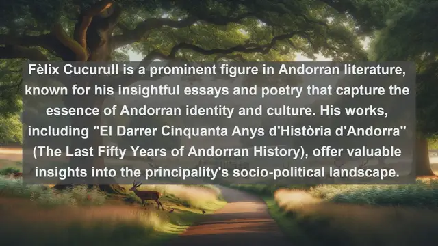 Video thumbnail for Unveiling Literary Excellence: Top 10 Renowned Writers from Andorra