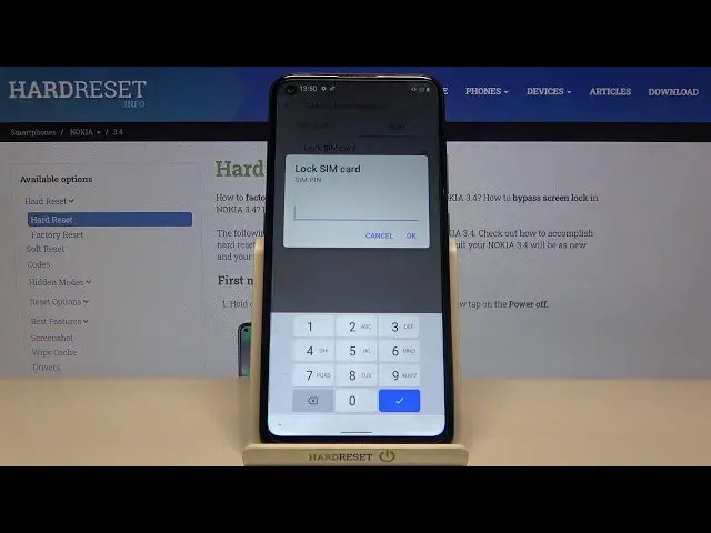 'Video thumbnail for How to Lock SIM Card using PIN in NOKIA 3.4 – Add Secure PIN'
