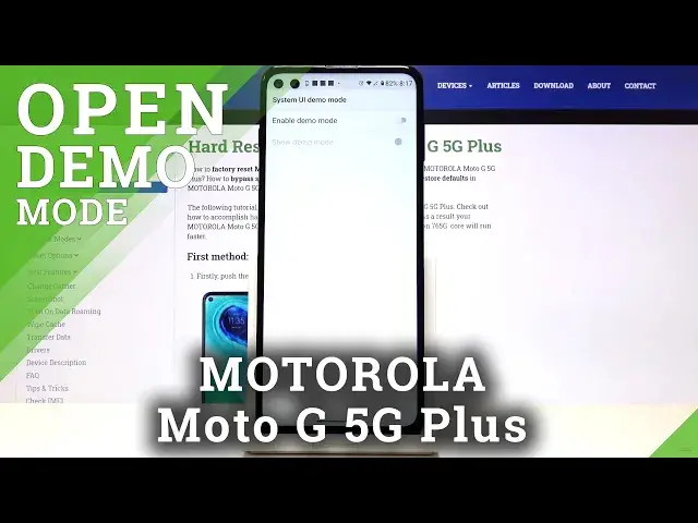 Video thumbnail for How to Enter Demo Mode in Motorola Moto G 5G Plus – Access Developer Settings