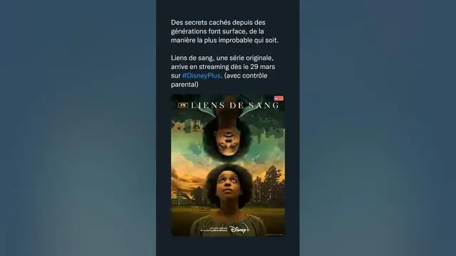 'Video thumbnail for Liens de sang, une série originale, arrive en streaming dès le 29 mars sur #DisneyPlus'