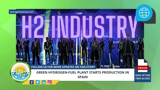 Video thumbnail for French - GREEN HYDROGEN FUEL PLANT STARTS PRODUCTION IN SPAIN