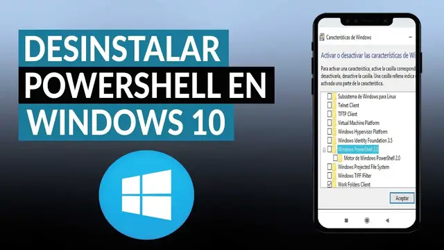 Video thumbnail for Cómo eliminar o desinstalar por completo POWERSHELL de WINDOWS 10
