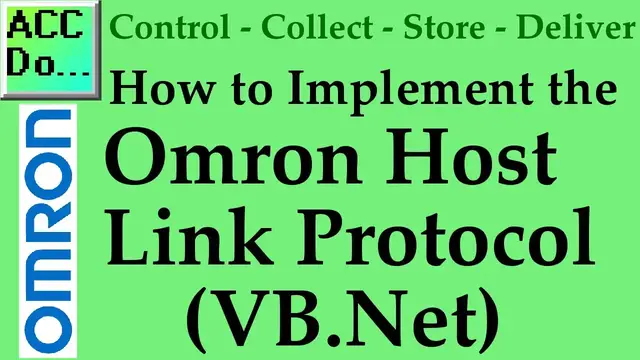 Video thumbnail for Implementing the Omron Host Link Protocol VB.Net