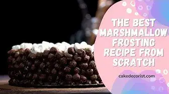 Video thumbnail for The Best Marshmallow Frosting Recipe From Scratch
