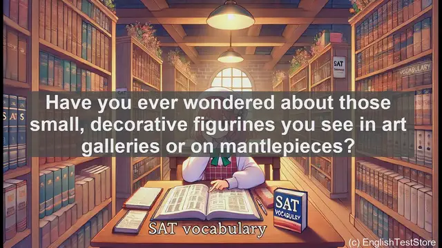Video thumbnail for 5000 Must Know SAT Vocabulary - What Is a Statuette? Small Sculptures Explained