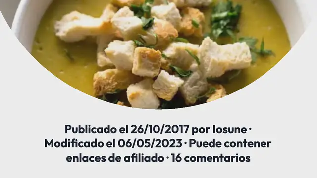 Video thumbnail for Sopa de Brócoli y Queso Vegano