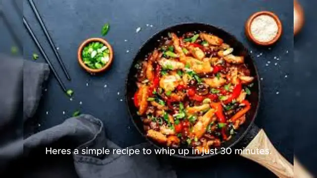 'Video thumbnail for Chicken Stir-fry Recipe '