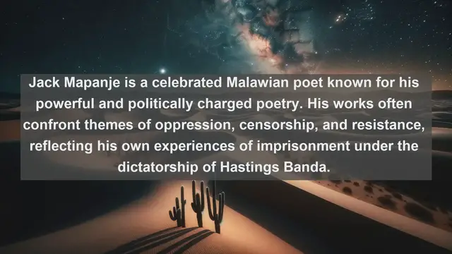 Video thumbnail for Discovering Literary Treasures: Top 10 Famous Writers in Malawi