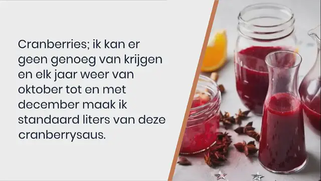 Video thumbnail for Zelf de allerlekkerste cranberrysaus maken