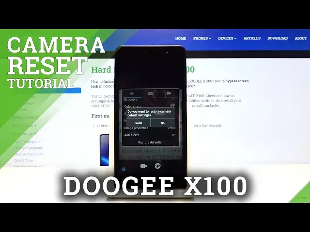 Video thumbnail for How to Reset Camera Settings in DOOGEE X100 – Restore Camera Default