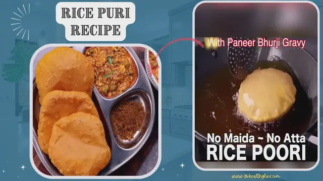 Video thumbnail for Rice Puri Recipe