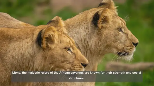 Video thumbnail for 10 Seasonal Changes in Lion Behavior: From Hunting to Mating