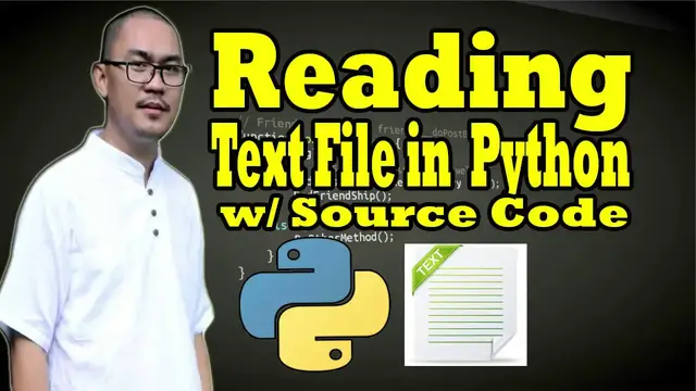 Video thumbnail for Reading text file in python with source code 2020 Free Download