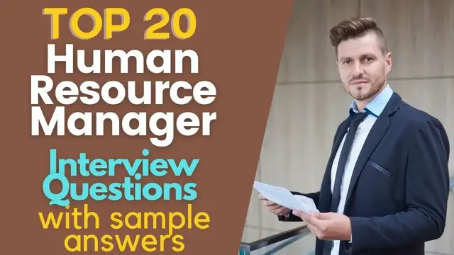 Video thumbnail for Top 20 Human Resource Manager Interview Questions and Answers for 2022