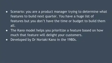 'Video thumbnail for The Kano Model'