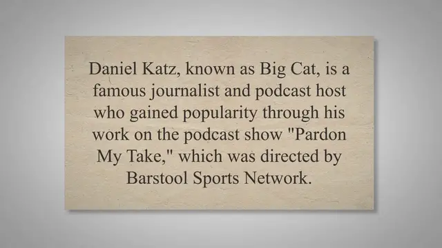 'Video thumbnail for Dan Big Cat Katz | Net Worth, Education, Family & Career'