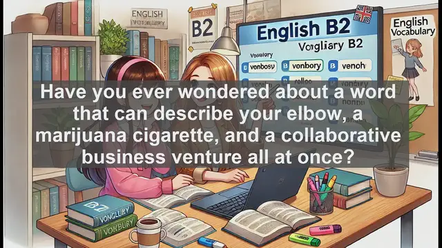 Video thumbnail for 1500 Must Know CEFR B2 Vocabulary - The Many Meanings of 'Joint': From Anatomy to Slang