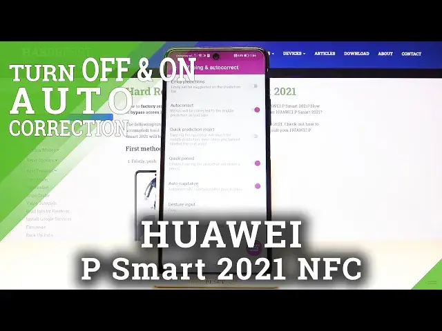 Video thumbnail for How to Activate SwiftKey Autocorrection in HUAWEI P Smart 2021 NFC – Keyboard Settings