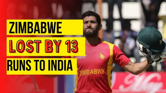 'Video thumbnail for ZIMBABWE LOST BY 13 RUNS TO INDIA IN THE SERIES FINAL 22'