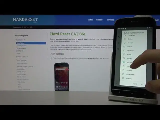 Video thumbnail for CAT S61– Notification Tones | Listen Them All
