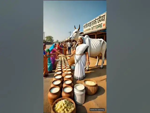 Video thumbnail for A cow laid many milk #cowmilk#milk#aimilk #storyforkids