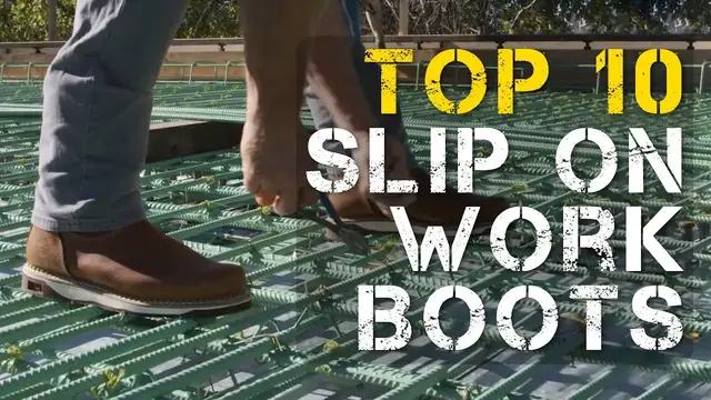 Video thumbnail for Top 10 Best Slip on Work Boots