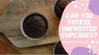 Video thumbnail for Can You Freeze Unfrosted Cupcakes?