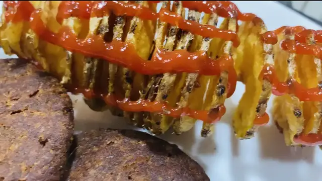 Video thumbnail for French fries , chicken ball and Halim