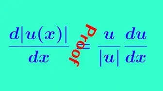 Video thumbnail for Derivative of absolute value functions - -  derivative of a function  -  part 4