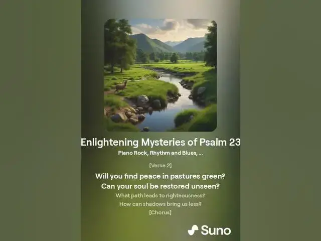 Video thumbnail for Enlightening Mysteries of Psalm 23