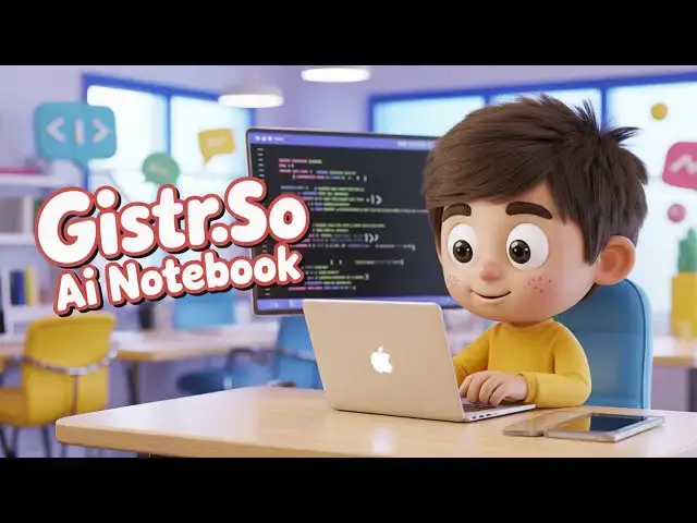 Video thumbnail for Gistr.so Turn YouTube, Articles & PDFs into a Smart AI Notebook—Learn Faster, Remember Forever!