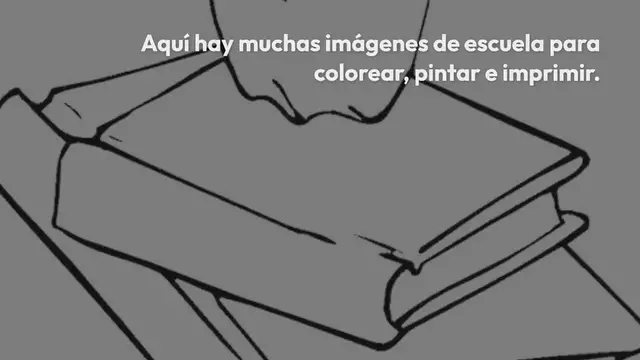 Video thumbnail for Imagenes de escuela para colorear