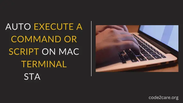 Video thumbnail for Auto Execute a command or Script on Mac Terminal Startup
