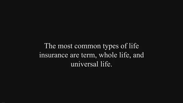 Video thumbnail for Life insurance in usa