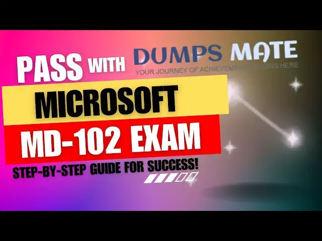 Video thumbnail for Pass Microsoft MD-102 Exam in 2024! Step-by-step guide for success!
