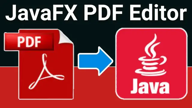 Video thumbnail for JavaFX Swing Project to Build PDF Editor to Add & Remove Images From PDF GUI Desktop App