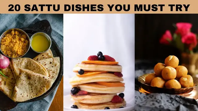 Video thumbnail for 20 Sattu Dishes you must try