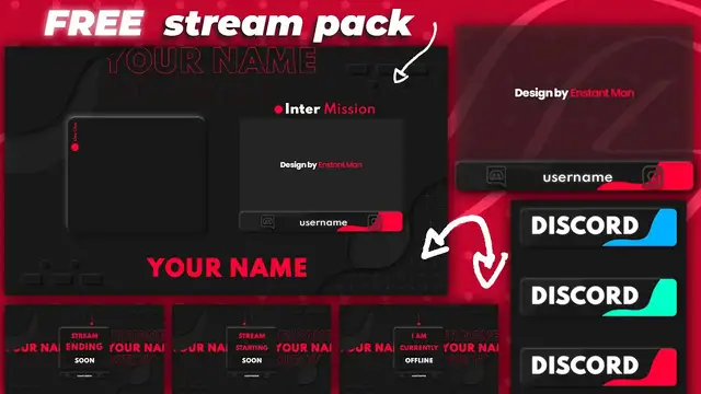 Video thumbnail for FREE! Soft Stream Package - Full Stream Pack Photoshop Template |Free|