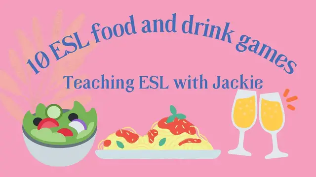 Video thumbnail for ESL Food activity games for all ages and levels | 10 Food and drink games for ESL teachers