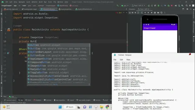 Video thumbnail for Android Java Project to Download Random Image From Unsplash Using OkHttp & Picasso Library