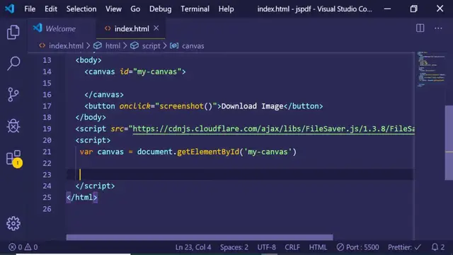 Video thumbnail for FileSaver js Exporting Canvas to Blob and Download it as Image in Javascript