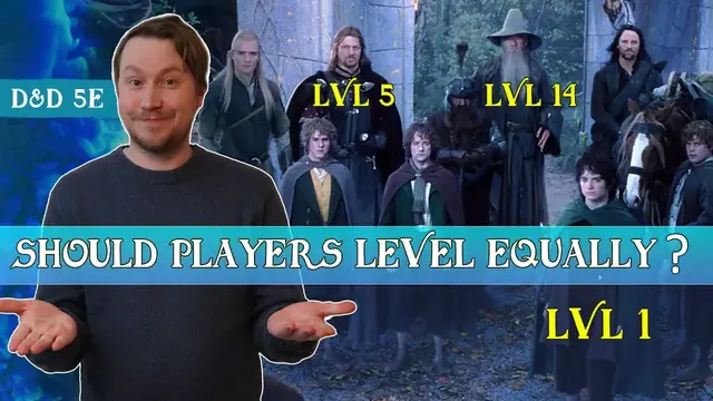 'Video thumbnail for Can Player Characters Be Different Levels❓ - D&D 5e #DMRoundtable Experiences with Leveling Up'