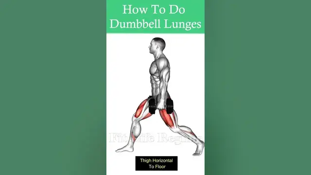 Video thumbnail for How To Do Dumbbell Lunge With Correct Foam and Technique