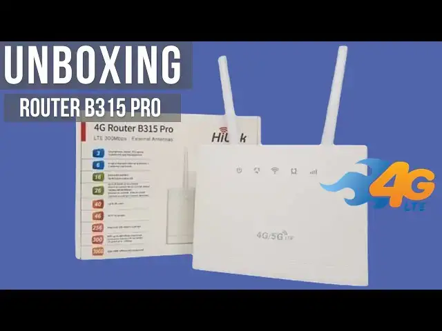 'Video thumbnail for Unboxing Router Hilink B315 Pro Lte 300 Mbps'