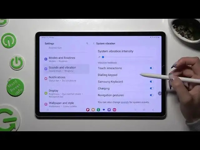 'Video thumbnail for How to Enter & Change Vibration Settings on Samsung Galaxy Tab S9 / Manage Sounds & Vibrations'